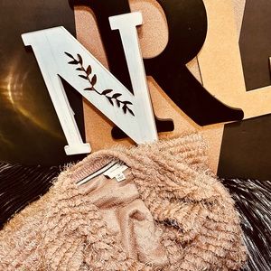 Cardigan in a rose gold NWOT